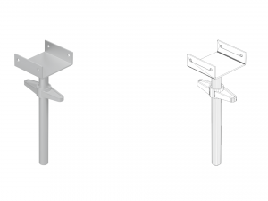 Allround scaffolding base plates 3D Model