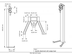 만능 비계 베이스 플레이트 3D 모델