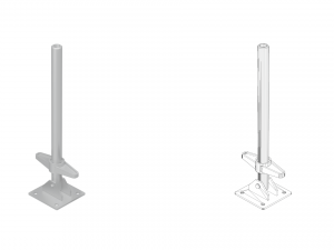 Allround scaffolding base plates 3D Model