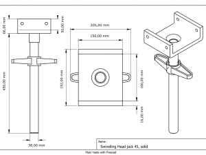 Allround scaffolding base plates 3D Model