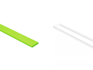 만능 비계 베이스 플레이트 3D 모델