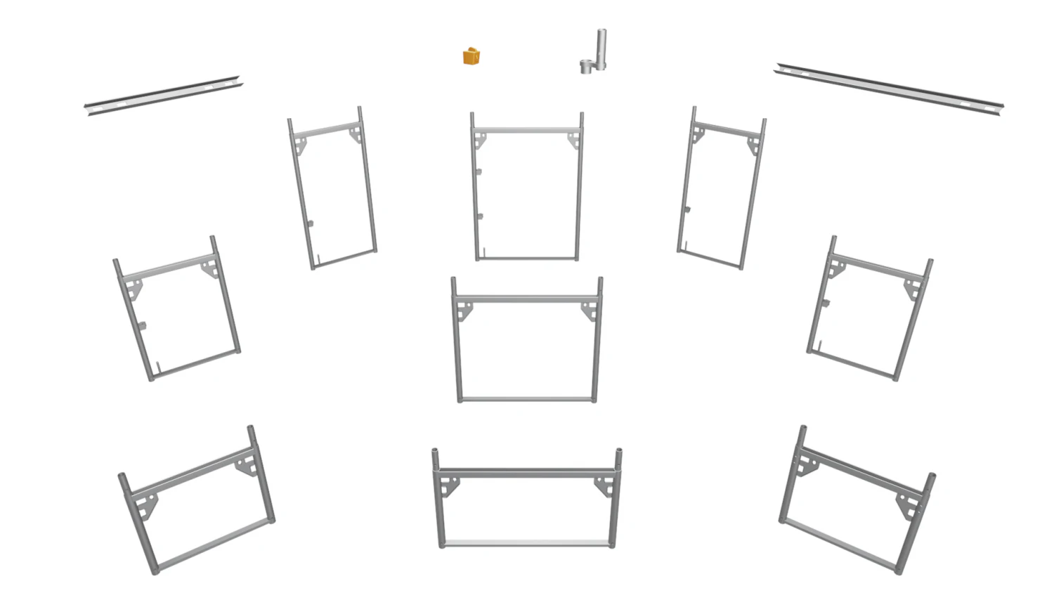 speedyscaf assembly frames 3D Model .c4d .max .obj .3ds .fbx .stl .blend 