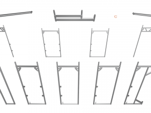 speedyscaf assembly frames 3D Модель