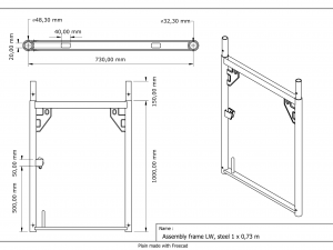speedyscaf assembly frames 3D Модель