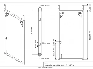 speedyscaf assembly frames 3D Model