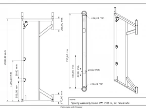 speedyscaf assembly frames 3D Model