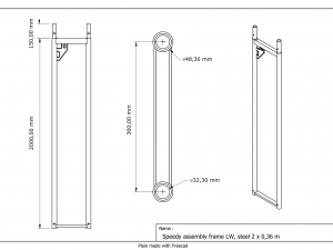 speedyscaf assembly frames 3D Модель