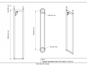 speedyscaf assembly frames 3D Model