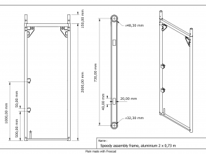 speedyscaf assembly frames 3D Модель