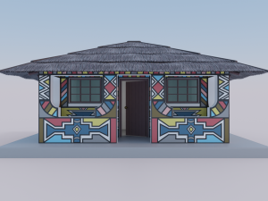 Ndebele Shop Model 3D