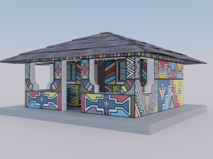 Ndebele Shop Model 3D