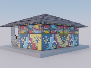 Ndebele Shop Model 3D