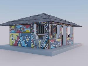 Ndebele Shop Model 3D