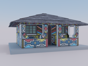 Ndebele Shop Model 3D