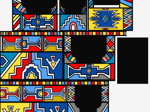 Ndebele Shop Model 3D