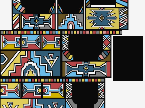 Ndebele Shop Model 3D