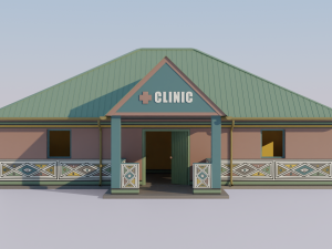 African Rural Clinic 3D 模型