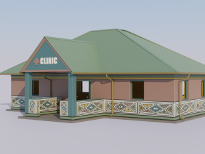 African Rural Clinic 3D 模型