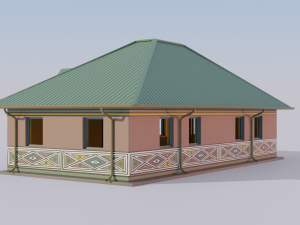 African Rural Clinic 3D 模型