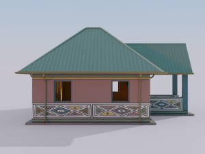 African Rural Clinic 3D 模型