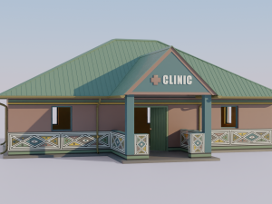 African Rural Clinic 3D 模型