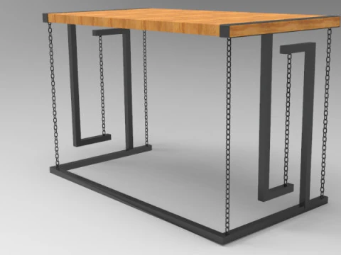 DECORATIVE TABLE 3D Model