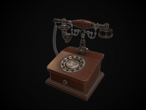retro phone 3D Модель
