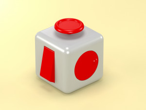 Fidget Cube 3D Модель