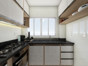 kitchen furniture set 3D Model