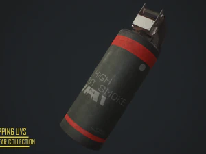 gameready- grenade asset collection 3D Model