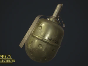 gameready- grenade asset collection 3D Model