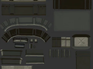 gameready- grenade asset collection 3D Model