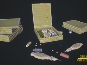 gameready-healing kit pack 3D Model