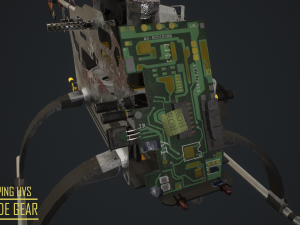 gameready- rc spy helicopter 3D Model