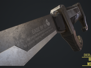gameready- modern curved blade 3Dモデル