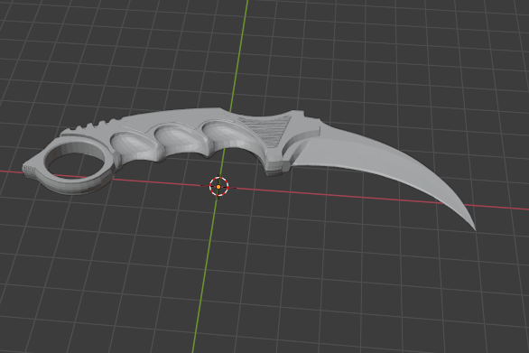 STL file Knife Karambit CSGO/ Couteau Karambit CSGO 🔪・3D printer design to  download・Cults