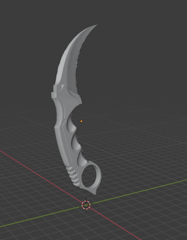 karambit knife - counter strike go 3D Print Model in Other 3DExport