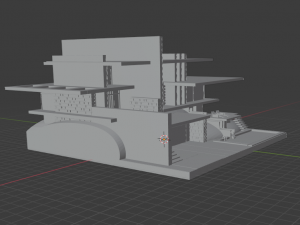 modern house 3D प्रिंट मॉडल