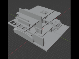 modern house 3D प्रिंट मॉडल