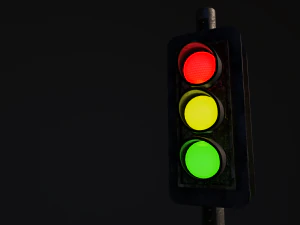 Traffic Lights 3D Model