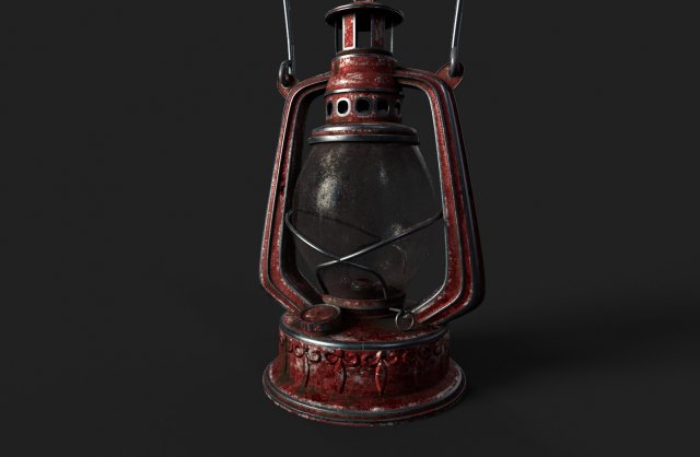 Lantern - Game props Modello 3D .c4d .max .obj .3ds .fbx .stl .blend 
