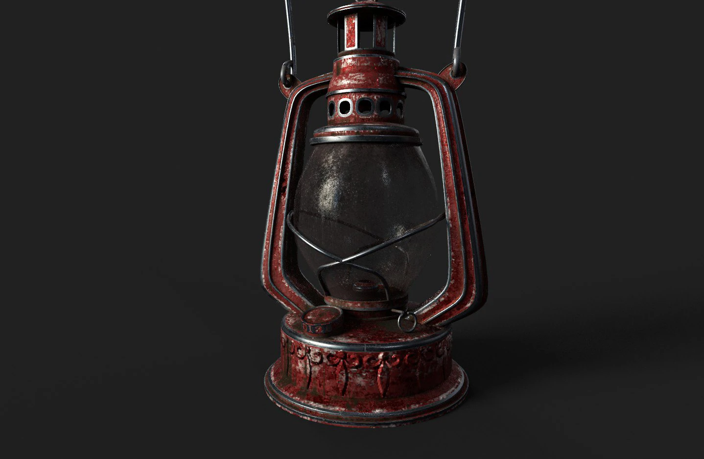 Lantern - Game props 3D Model .c4d .max .obj .3ds .fbx .stl .blend 