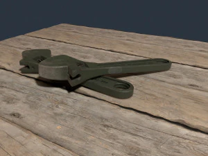 AdjustableWrench 3D Model