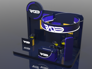 exhibition stall Model 3D