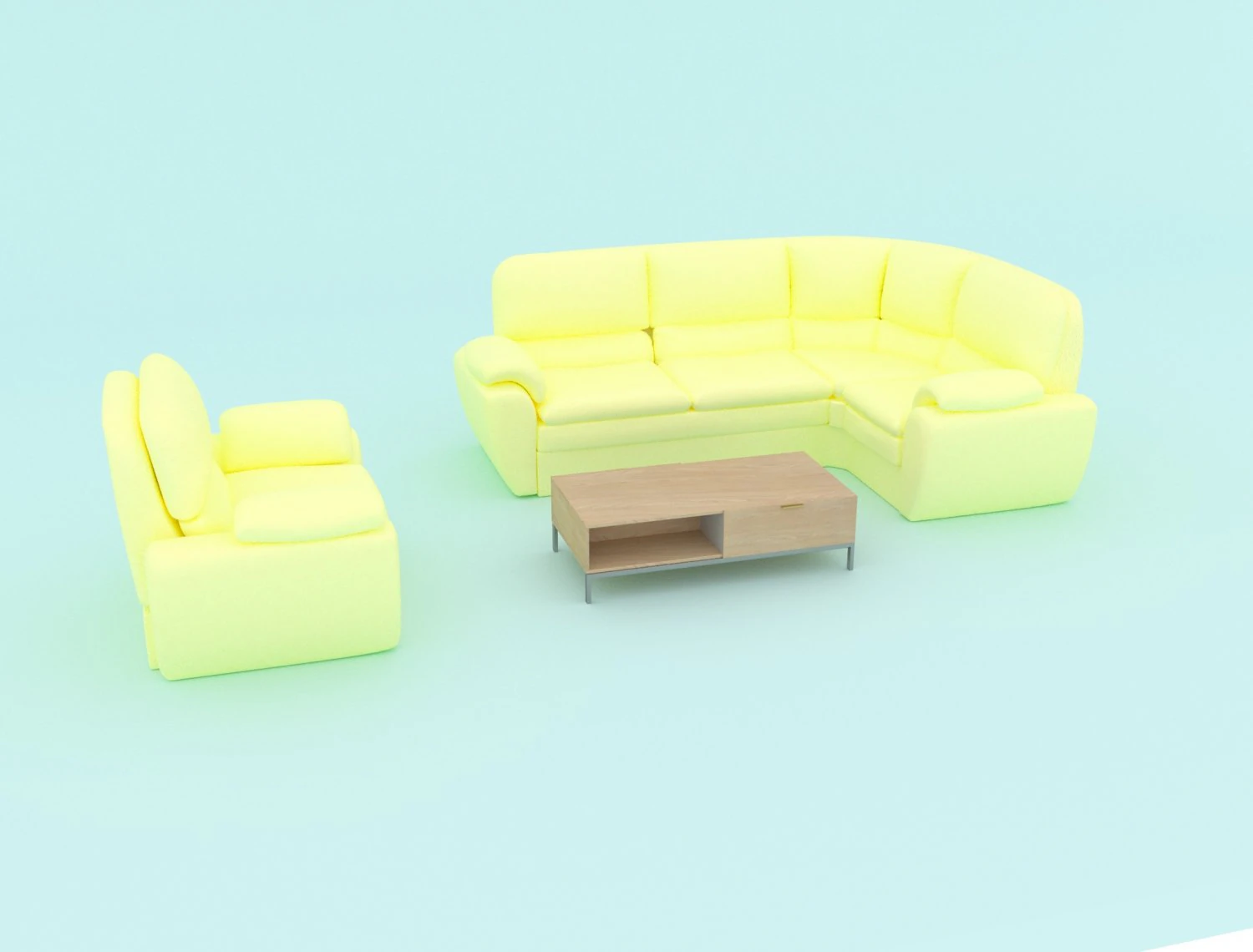Sofa 3D Model .c4d .max .obj .3ds .fbx .stl .blend