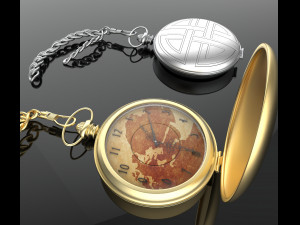 pocket watch 3D Model