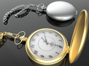 pocket watch Model 3D