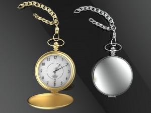 pocket watch Model 3D