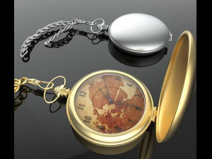 pocket watch 3D Model