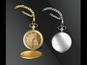 pocket watch Model 3D